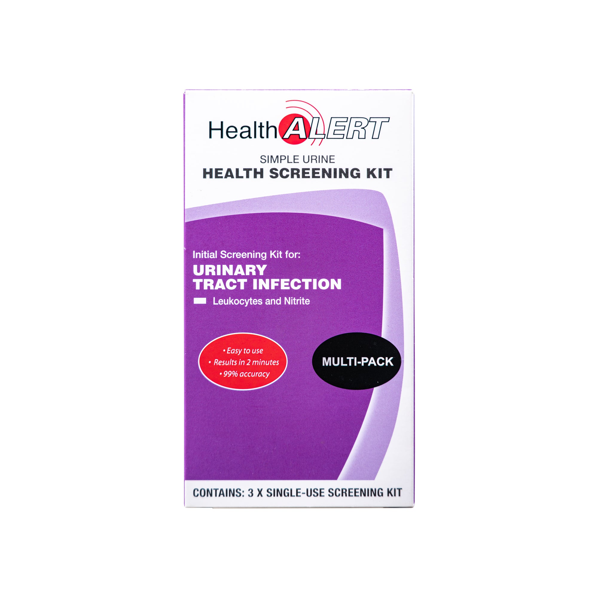Urinary Tract Infection - Screening Kit 3 Pack - Health Alert Australia