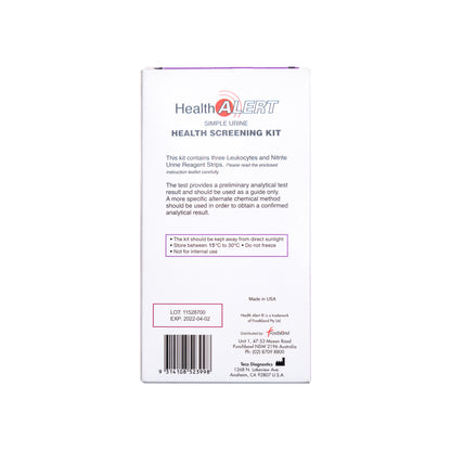 Urinary Tract Infection - Screening Kit 3 Pack - Health Alert Australia